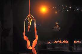Lexi Performing Cirque Aerial Tissue